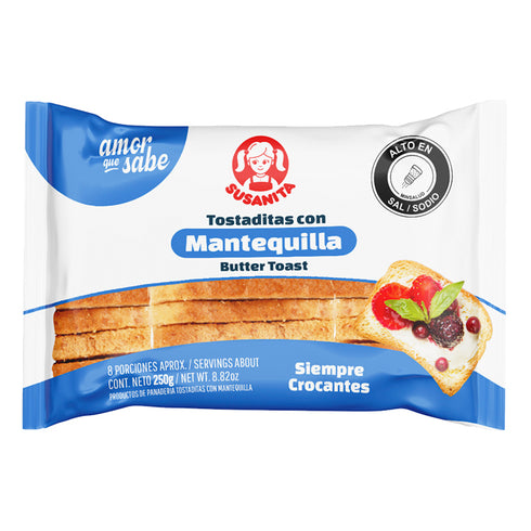 TOSTADA SUSANITA 250G MANTEQUILLA NAVIDAD